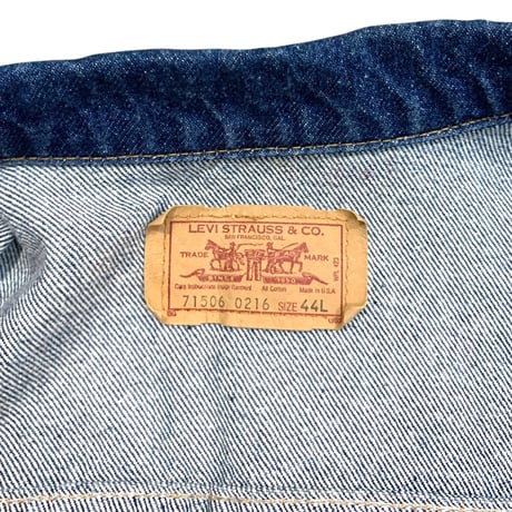 80's Levi's Hand Painted Denim Jacket size 44・L