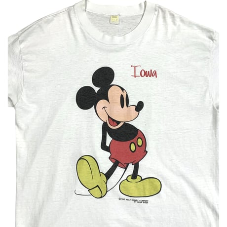 Official 70-80's Mickey T-shirt size One Size Fits All( XL〜XXL程)