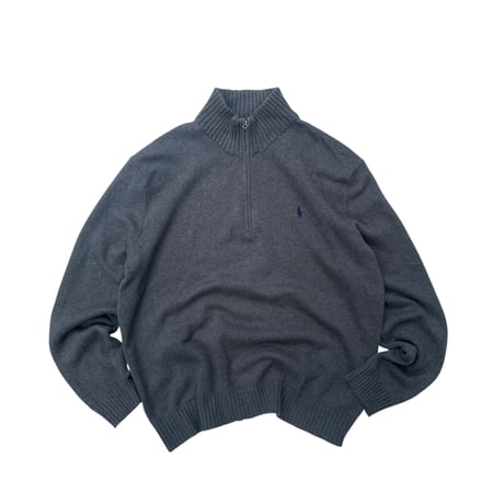 Polo Ralph Lauren Half Zip Cotton Knit Size-XL