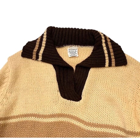 WOMEN'S 70's ACRYLIC KNIT size S〜M程