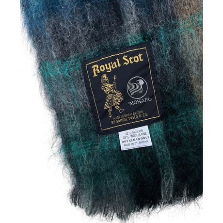 New Royal Scot Mohair Blanket Size-180×135cm MADE IN ENGLAND
