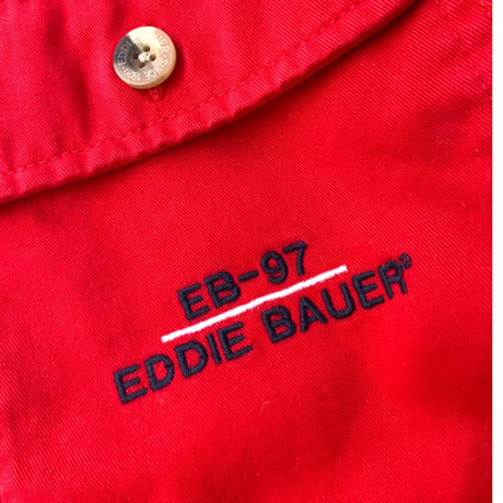 EDDIE BAUER COTTON HALF ZIP SHIRT size L