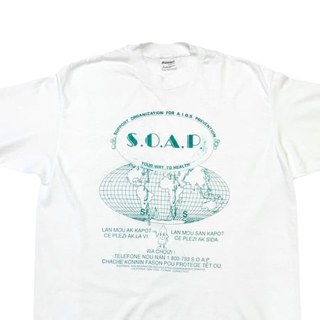 90's S.O.A.D T-SHIRT MADE IN USA size XL・MINT CONDITION