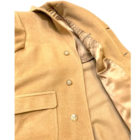🐫80's〜 BROOKS BROTHERS CAMEL×WOOL COAT size M程