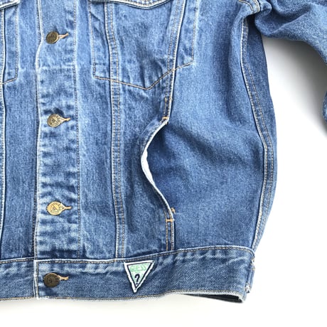 GUESS by GEORGES MARCIANO Denim Jkt 80s~ Size-S MADE IN USA