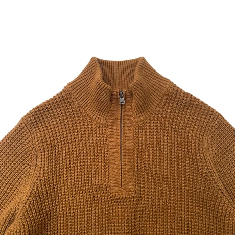 L.L.Bean Half Zip Cotton Knit Size-M