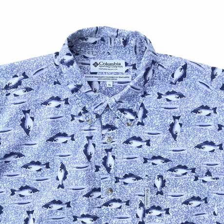 Columbia Fish B.D Shirts Size-XL