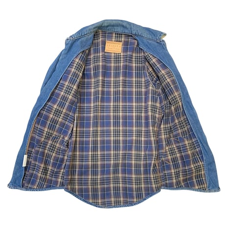 WOMEN'S  90's DENIM SHIRT JACKET MADE IN USA🇺🇸 WOMEN'S・L