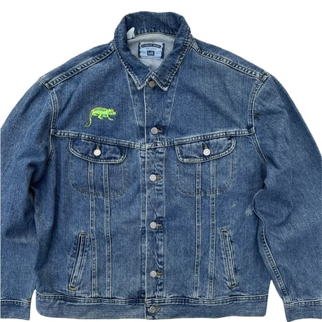Lee Denim Jkt  “ The Magic School Bus “ Size-XL 90s~ MADE IN USA
