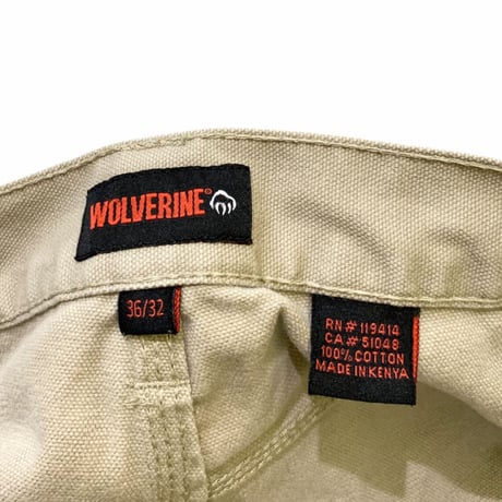 WOLVERINE DUCK PANTS size 36×32