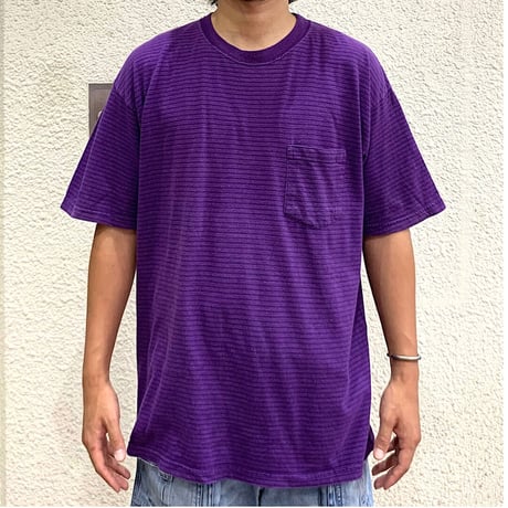 STAFFORD STRIPED POCKET T-SHIRT size L