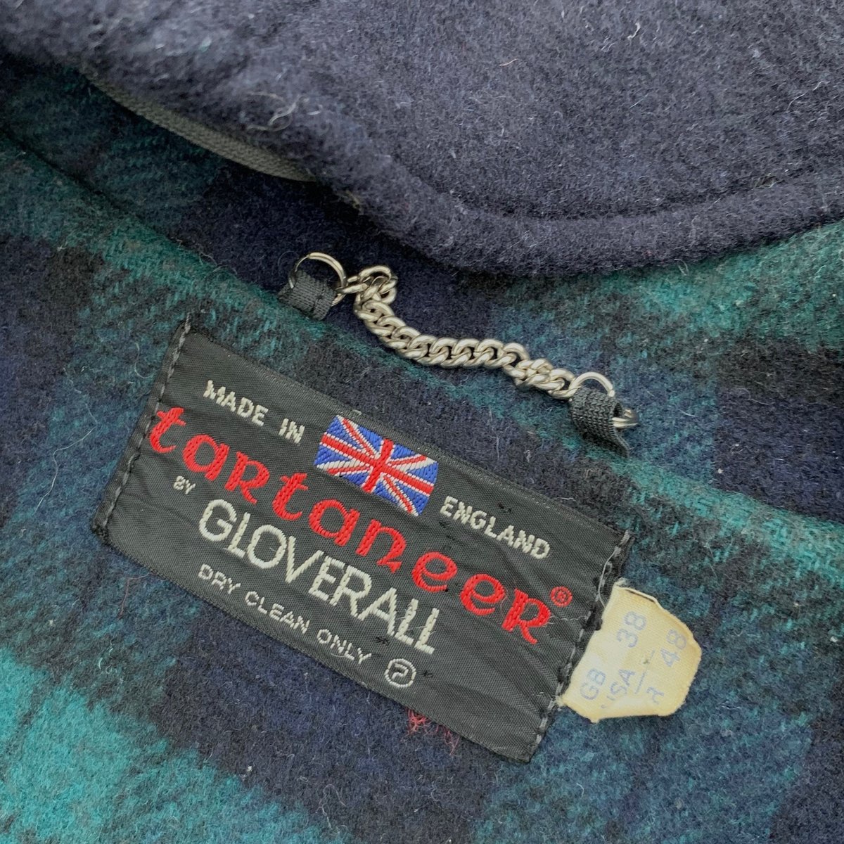 TARTANEER BY GLOVERALL DUFFLE COAT MADE IN ENGL