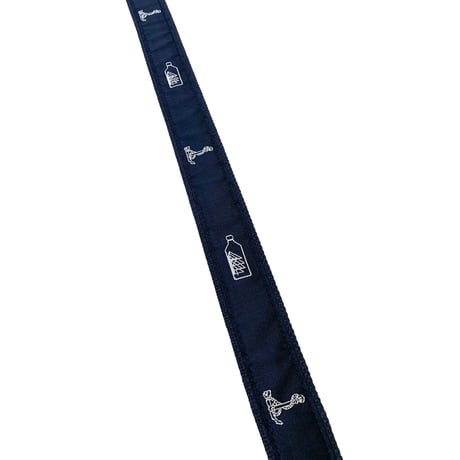 BIG SIZE BROOKS BROTHERS NAVY PATTERN BELT size 42