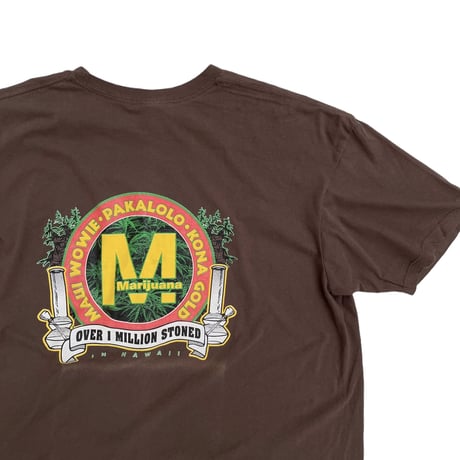 “MAUI WOWIE WEED KONA GOLD HAWAII “  Tee Size-XXL