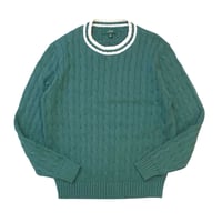 J.CREW COTTON CABLE KNIT size L