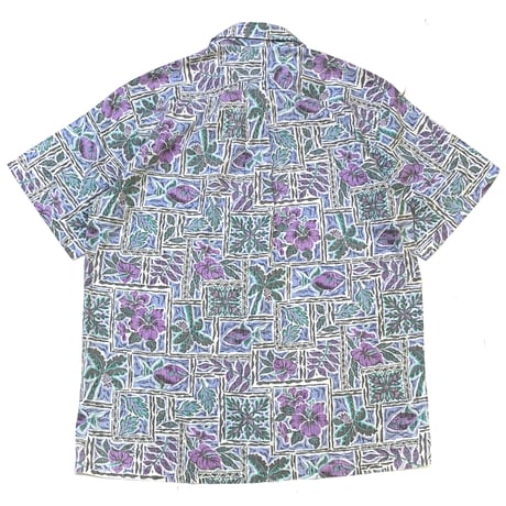 PULLOVER ALOHA SHIRT size M程