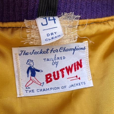 BUTWIN Versity Jacket Size-34 XS 80s~