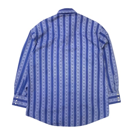 WRANGLER L/S STRIPED WESTERN SHIRT  size L〜XL程