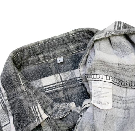 PRINT FLANNEL SHIRT size S〜M程