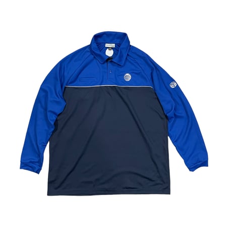 AT&T🌐 L/s Polo Shirt Size-XL