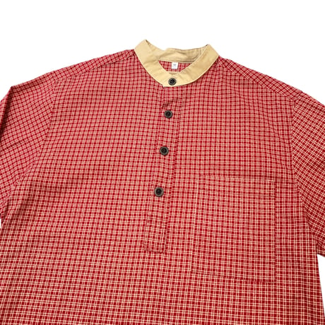 BANDCOLLOR PULLOVER SHIRT size M・MADE IN USA🇺🇸