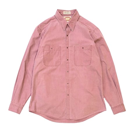 80's BANANA REPUBLIC COTTON SNAP BUTTON SHIRT size L