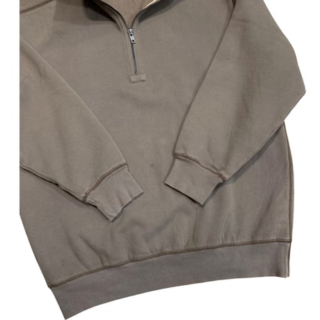 HALF ZIP SWEAT PULLOVER size L