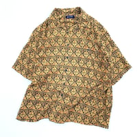 RAYON NATIVE PATTERN SHIRT size L程