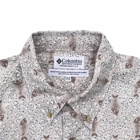Columbia “Fish Bone” Shirts Size-M
