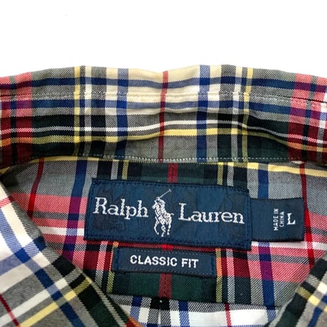Ralph Lauren Checked Shirt・Classic Fit size L