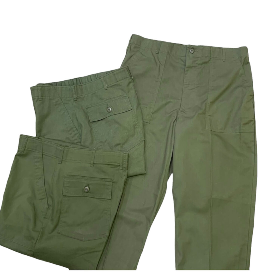DEAD STOCK 70-80's U.S.ARMY BAKER PANTS (POLYES