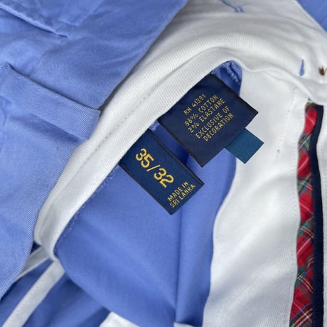 Polo Golf Blue Pants Size w35 L32
