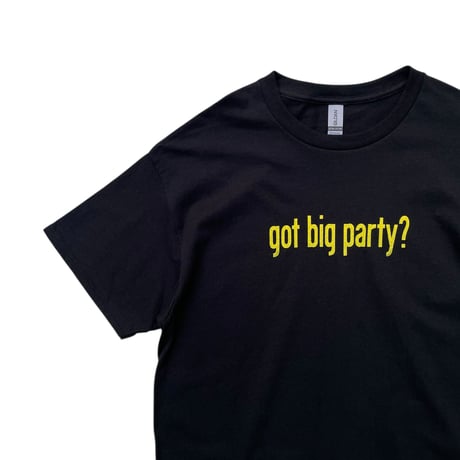 got big party? Black × Yellow Size-M.L