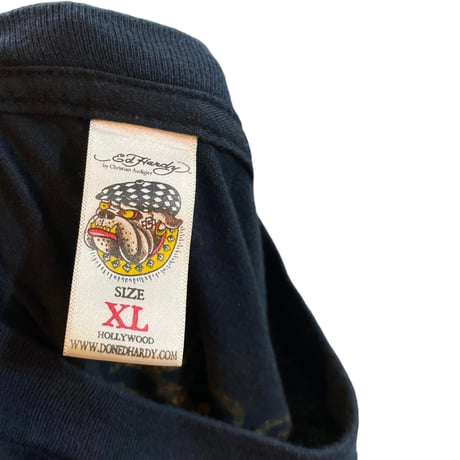 “Ed Hardy” L/s Tee Size-XL Made in usa