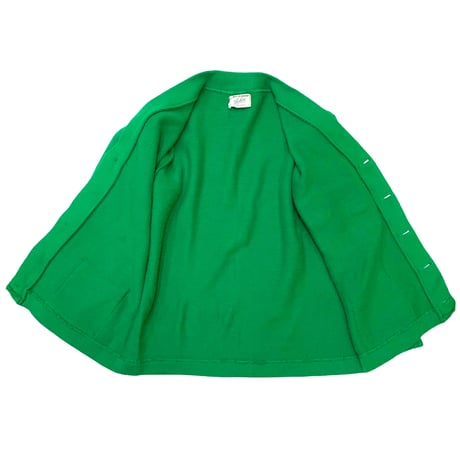 60-70's Lettered Acrylic Cardigan size S程