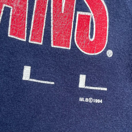 Cleveland INDIANS Tee Size-L 90s MADE IN USA