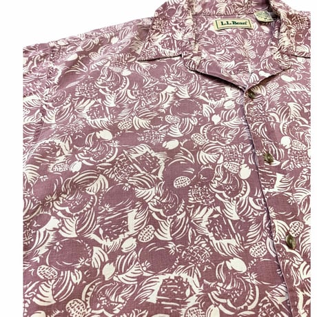 90's L.L.Bean Cotton Aloha Shirt size M