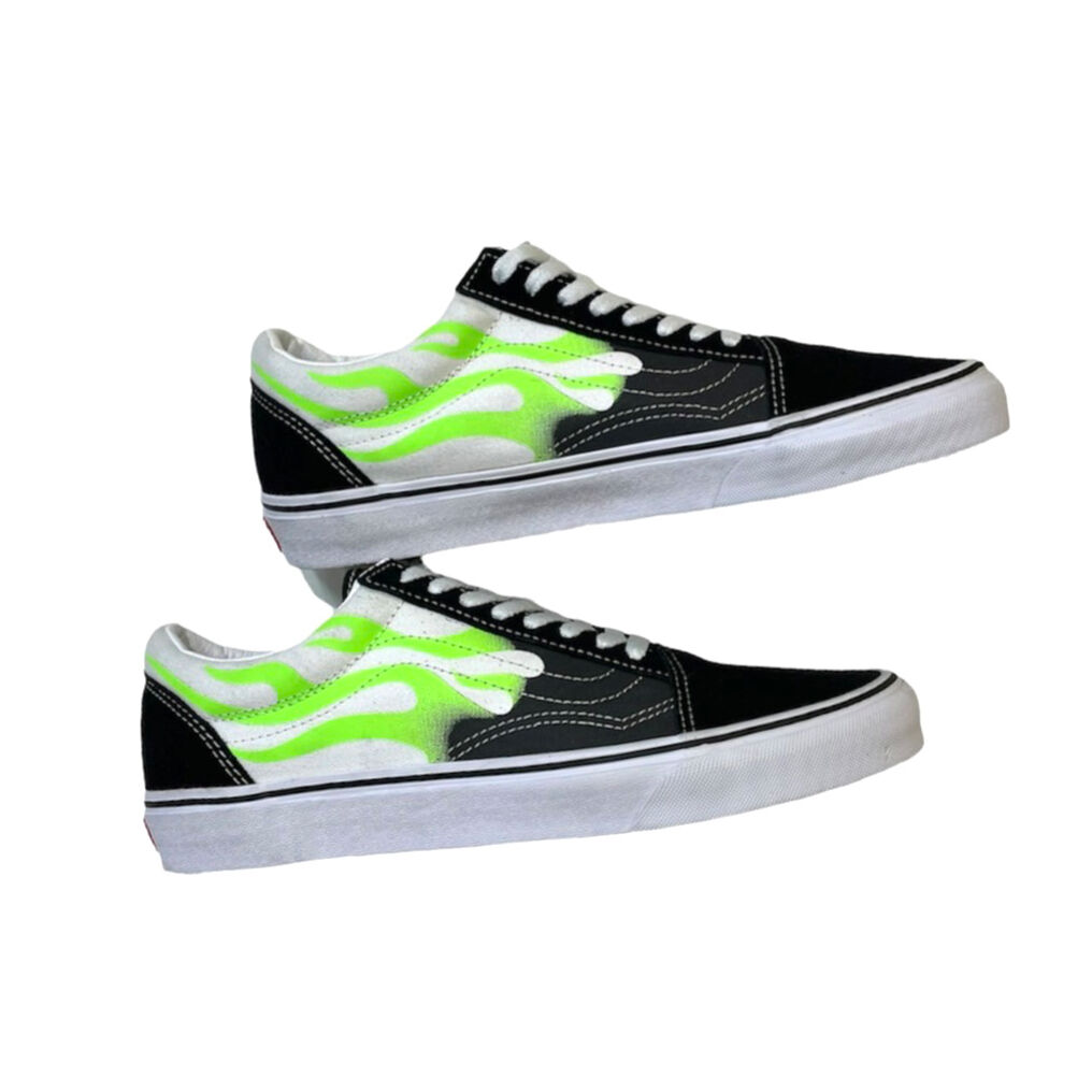 NEW VANS OLD SKOOL FLAME size US9.5 | kiraku Store