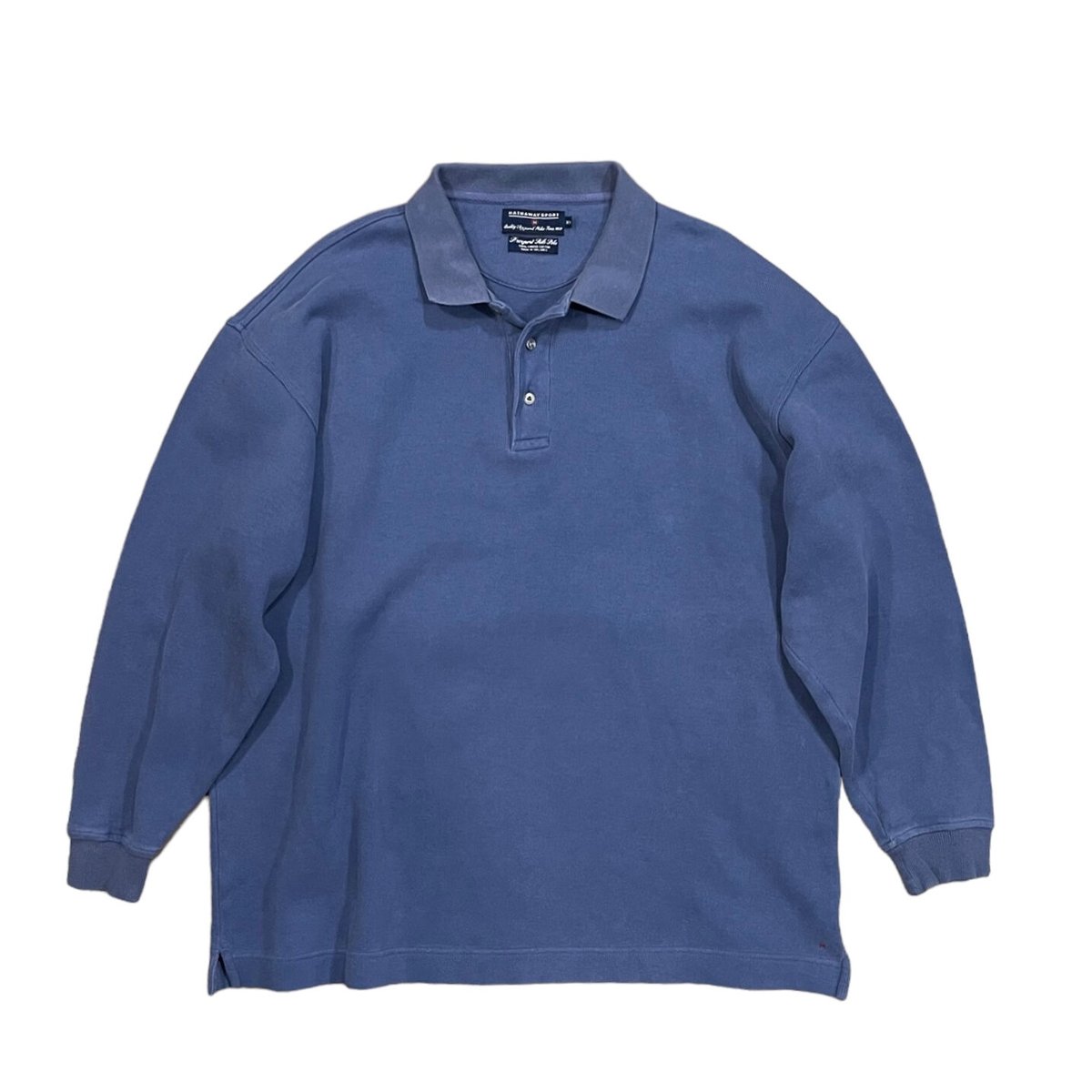 ☆25美品☆+CLOTHET Knit Polo-shirt ディープブルー 3 3sixteen Long Sleeve Knit Polo - Midnight Alpaca