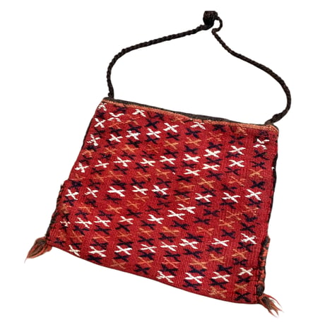 RUG FABRIC SHOULDER BAG
