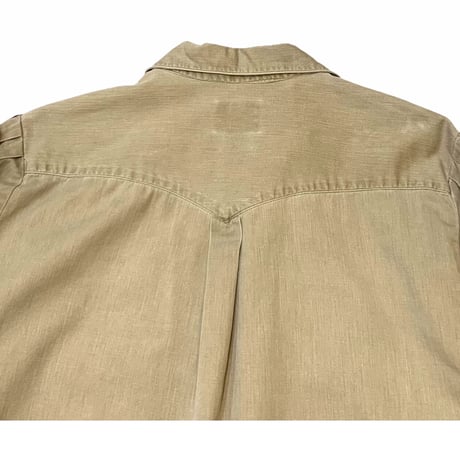 80's WOMEN BANANA REPUBLIC COTTON SHIRT size S〜M程