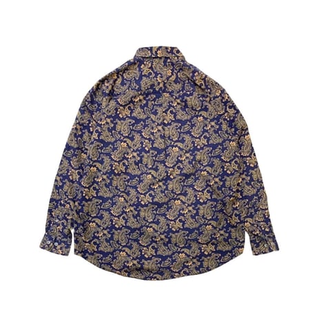 90's DOCKERS B.D L/S PAISLEY SHIRT size M