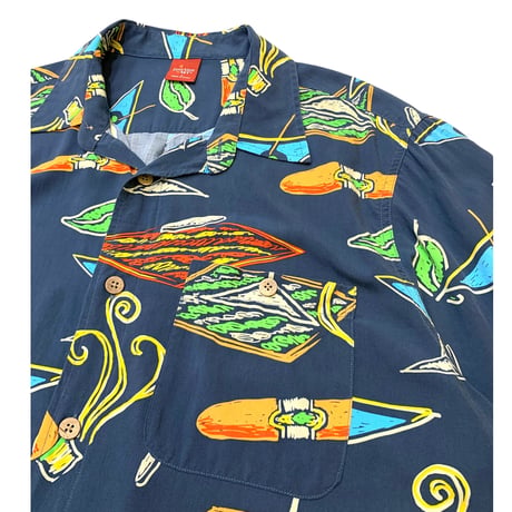 🍸RAYON ALOHA SHIRT size L