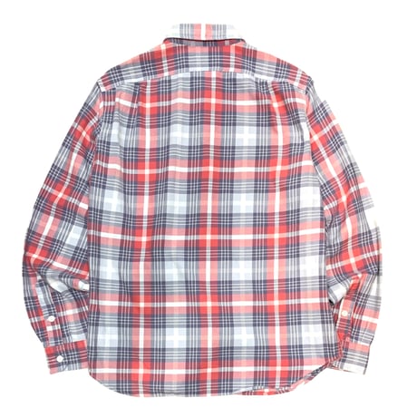 J.CREW CHECK L/S SHIRT size M