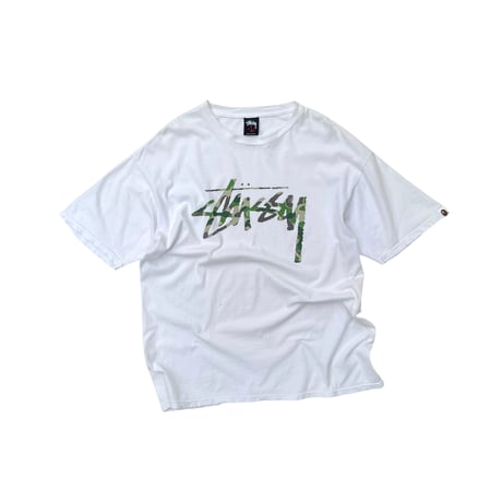stussy × A BATHING APE Tee Size-L stussy 30th Tee