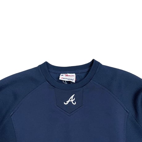 majestic  warming up sweater Size-L “Atlanta Braves”