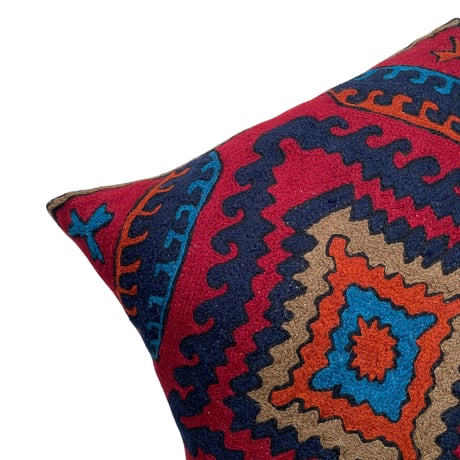 New Handmade Chain Stitch Cushion Size-45×45cm