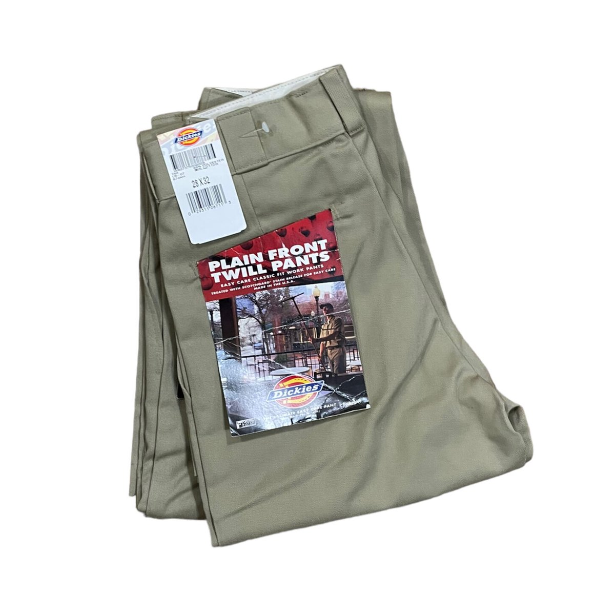 【Dead Stock】90's USA製 Dickies874 W34 L32 00's Dickies 874 ワークパンツ “DEADSTOCK / NAVY / W34 L32
