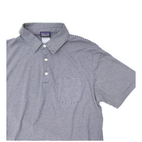 Patagonia Striped Polo Shirts Size-M
