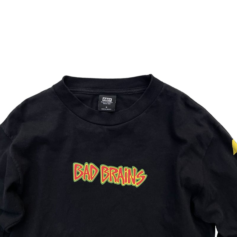 BAD BRAINS × OBEY L/s Tee Size-S | kiraku Store